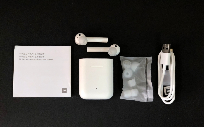 Комплектация беспроводных наушников Xiaomi Airdots Pro