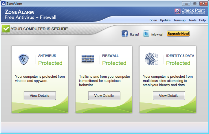 Zonealarm free antivirus