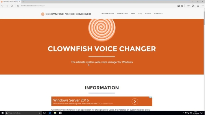 Программа Clownfish Voice Changer содержит массу звуковых эффектов