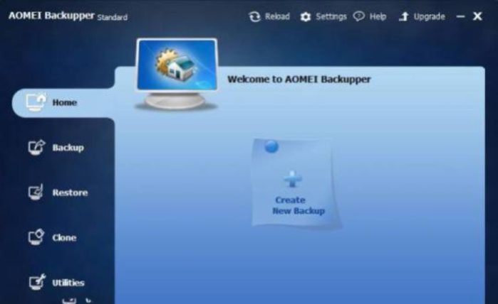Нажимаем кнопку «Создать новую копию» («Greate New Backup»)
