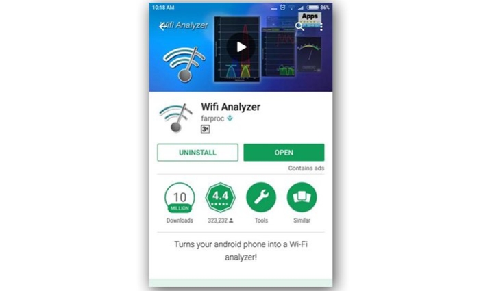 Скачиваем программу Wi-Fi Analyzer
