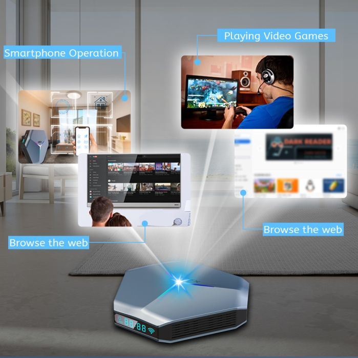 Transpeed Android 11 Amlogic S905X4 A95X F4 RGB