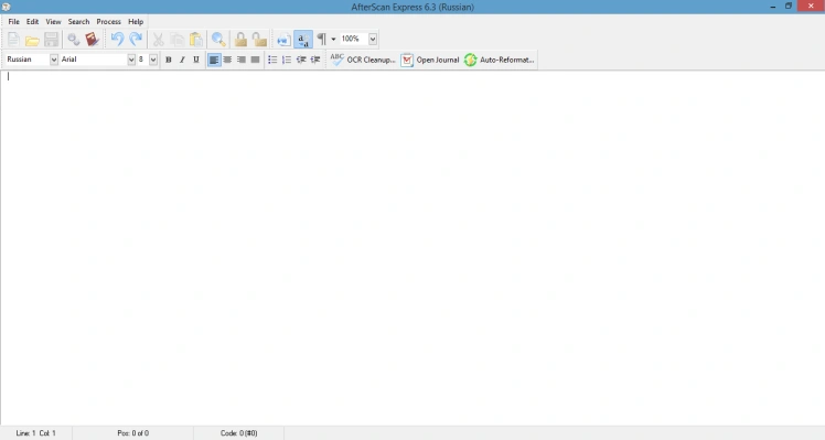 Интерфейс программы AfterScan Express