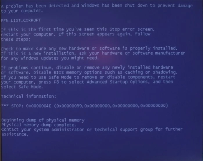 0x0000004e Windows 7: причины возникновения и способы решения