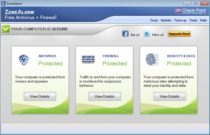 Zonealarm free antivirus