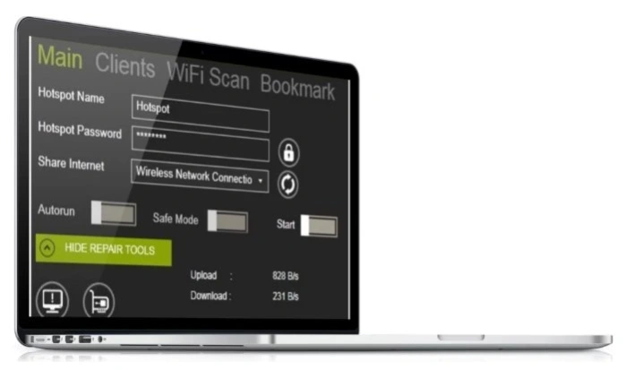Программа WinHotSpot