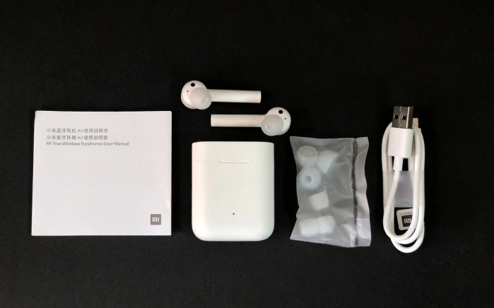Комплектация беспроводных наушников Xiaomi Airdots Pro