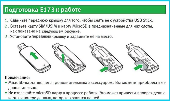 Инструкция для подключения SIM-карты