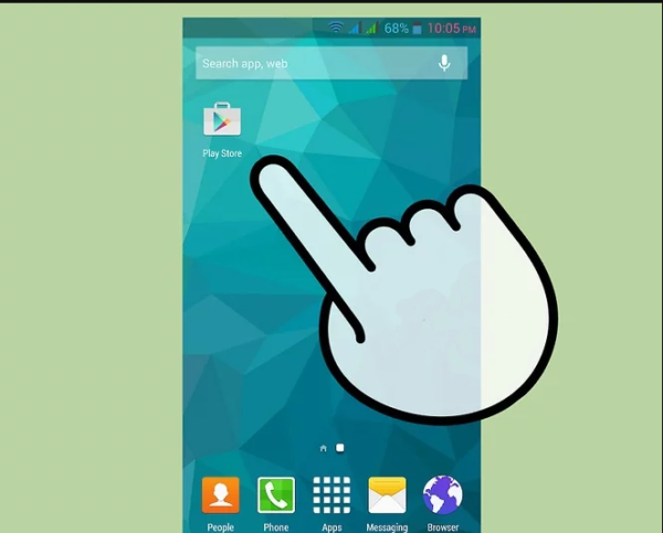 Открываем Play Store