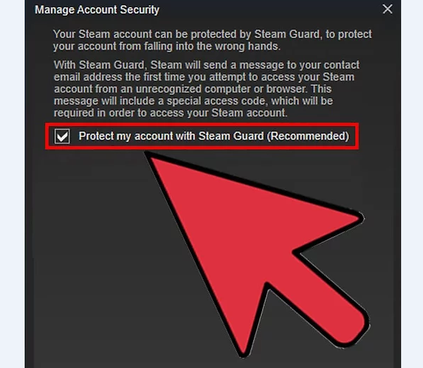 Включаем Steam Guard